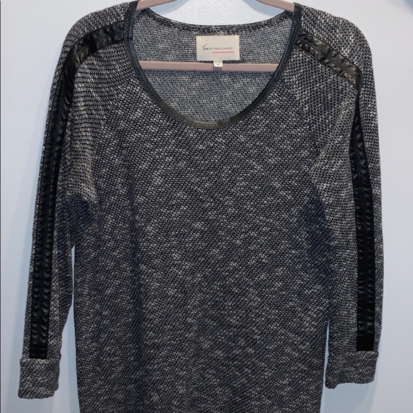 Vince Canute M leather trimmed top - Picture 5 of 6